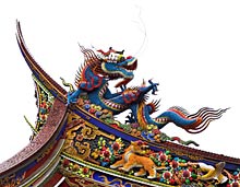 Drache auf dem Konfuziustempel