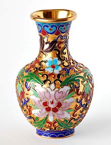 Handbemalte chinesische Vase