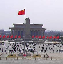 Mao-Mausoleum auf dem Tian'anmen-Platz