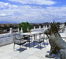 Grandioser Ausblick von der Rooftop Bar