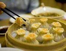 Shrimp Shaomais bei Din Tai Fung