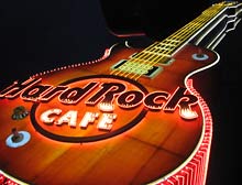 Gitarre &uuml;ber dem Eingang