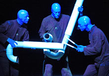 Blue Man Group bei Ihrer Show