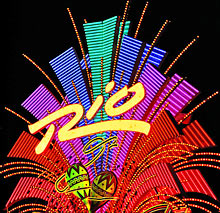 Anzeigetafel des Rio Hotels