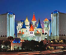 Excalibur am Abend