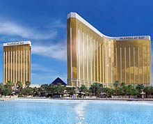 Sicht auf Mandalay Bay