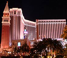 Das Venetian bei Nacht