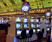 Spielhalle in einem der vielen Casinos