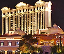 Caesars Palace bei Nacht