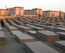 Stelen des Holocaust Mahnmals