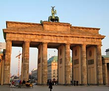 Das Tor im Sonnenuntergang