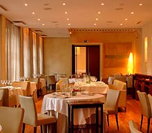 Das Restaurant Carr&eacute; Blanc