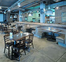 Restaurant Tinkoff im Industriedesign