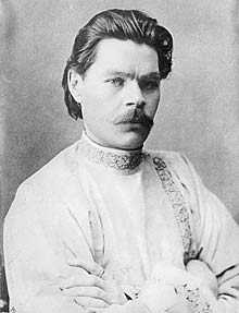 Maxim Gorki im Jahr 1910