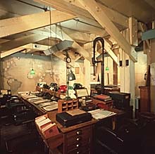 Kartenraum im Churchill Museum