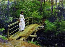 Sommerlandschaft von Ilja Repin,  Puschkin-Museum f&uuml;r Bildende K&uuml;nste