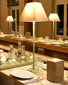 Theater, Essen und Accessoires