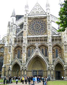 Portal der Westminster Abbey
