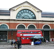 Fassade des London Transport Museums