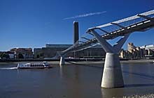 Millennium Bridge und Tate Modern