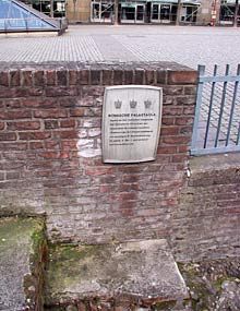Pr&auml;torium - Infotafel am Rathausplatz