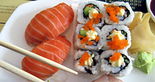 Gro&szlig;e Sushi-Auswahl