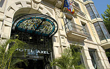 Eingang zum Axel Hotel Barcelona Eingang zum Axel Hotel Barcelona