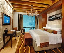 Grand Ski Chalet mit Blick auf die Piste