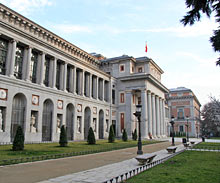 Fassade des Museo del Prado