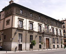 Der Palacio del Duque de Abrantes in der Calle Mayor