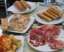 Beliebt in Madrid: Tapas