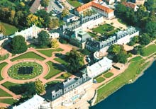 Luftbild der Schlossanlage