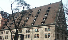 Blick zur Mauthalle