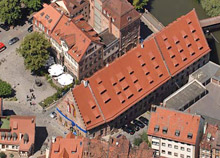 Luftbild auf das Unschlitthaus