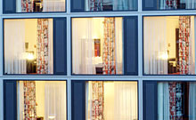 Fensterdetails des ARCOTEL Velvet in Berlin