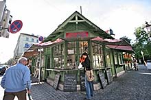 Fischhaus auf dem Wiener Markt