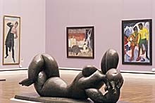 Ausstellungsr&auml;ume der Neuen Pinakothek