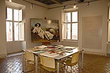 Atelier in der Casa di Goethe