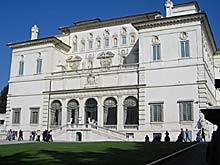 Fassade der Galleria Borghese
