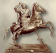Alexander auf Bucephalus