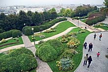 Park oberhalb von Belleville