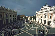 Campidoglio, vom Palazzo dei Senatori aus gesehen