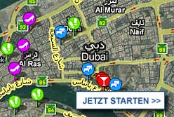 Stadtplan Dubai starten