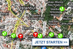 Stadtplan Istanbul starten