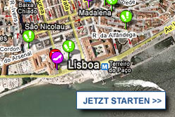 Stadtplan Lissabon starten