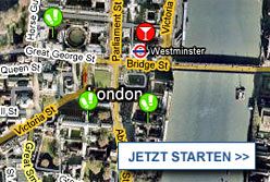 Stadtplan London starten