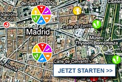 Stadtplan Madrid starten