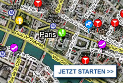 Stadtplan Paris starten