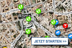 Stadtplan Rom starten