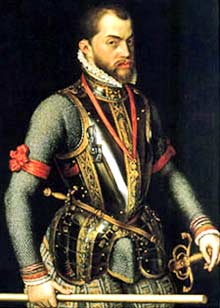 K&ouml;nig Philipp II. von Spanien